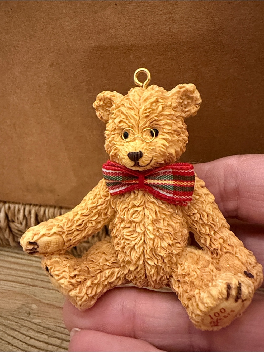 Dan Dee Collector Ornament 100 Years Brown Bear